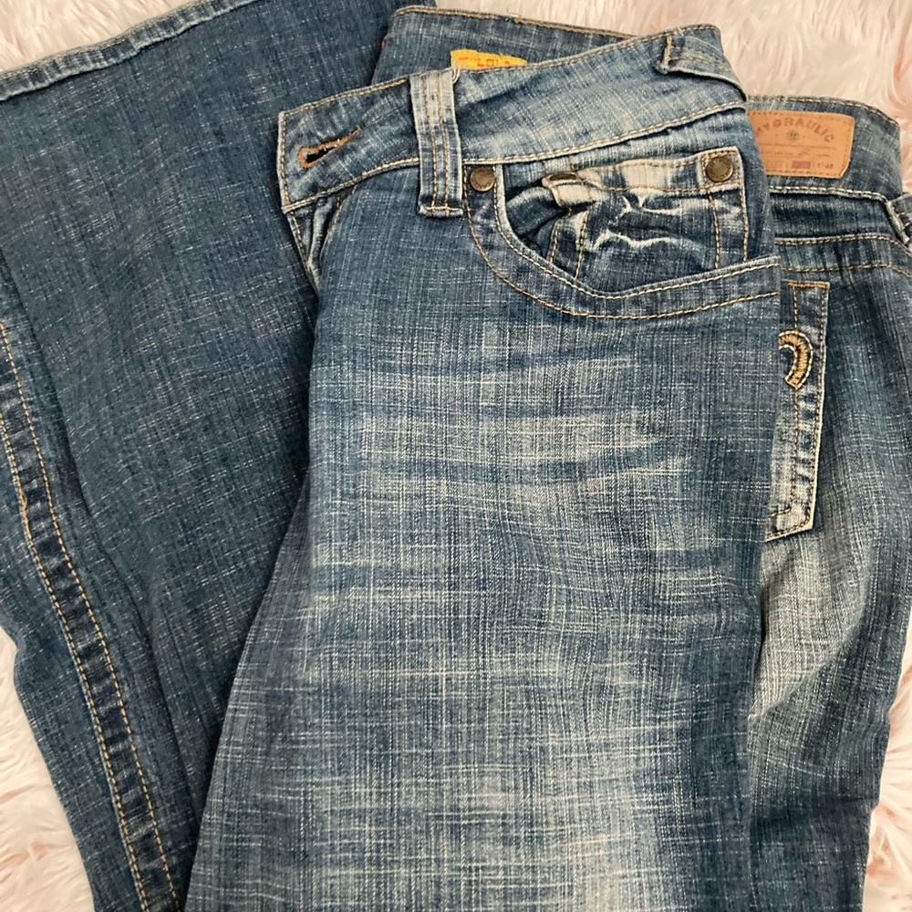 Wide leg/ flare jeans